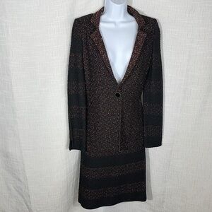 St. john Boucle tweed wool blend Knit Skirt Suit 2 confetti‎